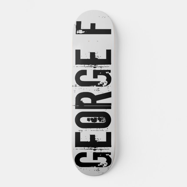 GEORGE F Skateboard (Framsida)