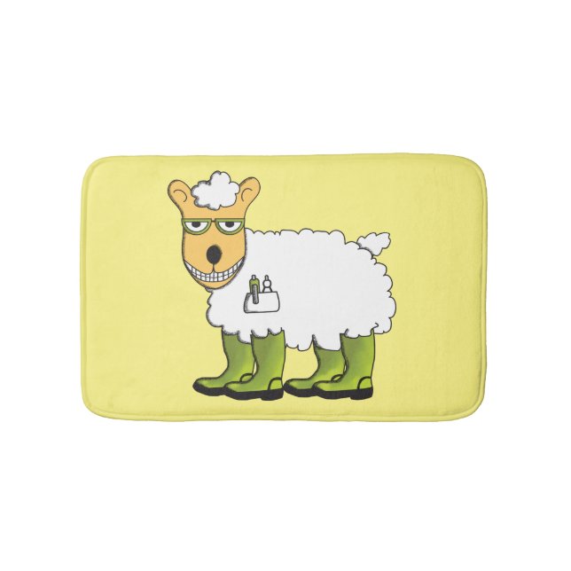 George får badrumsmatta (Framsidan)