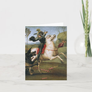 George Fighting Dragon Raphael Fine Art Kort