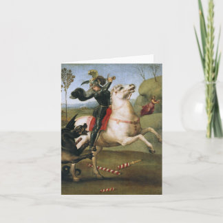 George Fighting Dragon Raphael Fine Art Kort