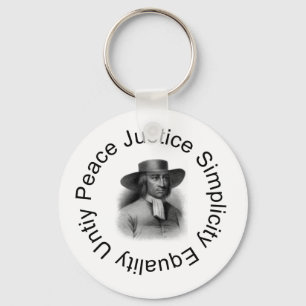 George Fox Keychain Nyckelring