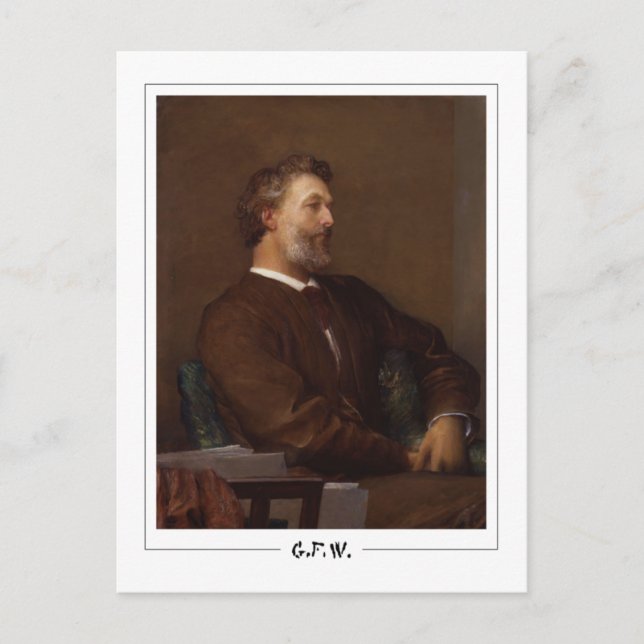 George Frederic Watts #17 - Finkonstkort Vykort (Framsida)