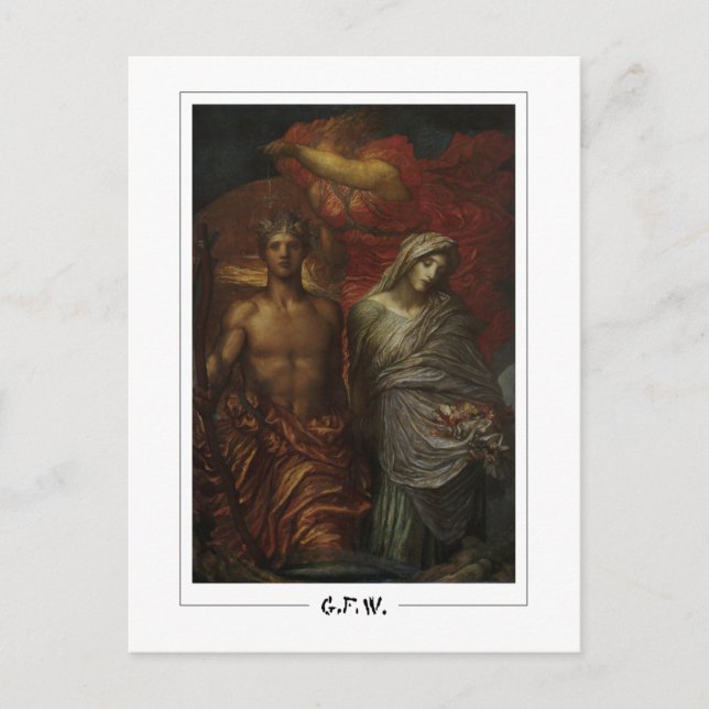 George Frederic Watts #189 - Fine Art Postcard Vykort (Framsida)