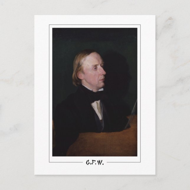 George Frederic Watts #201 - Finkonstkort Vykort (Framsida)