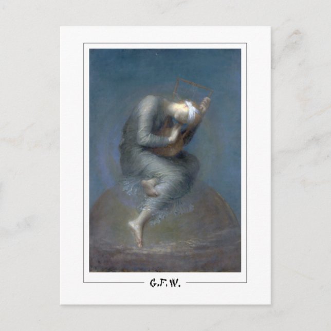 George Frederic Watts #238 - Finkonstkort Vykort (Framsida)