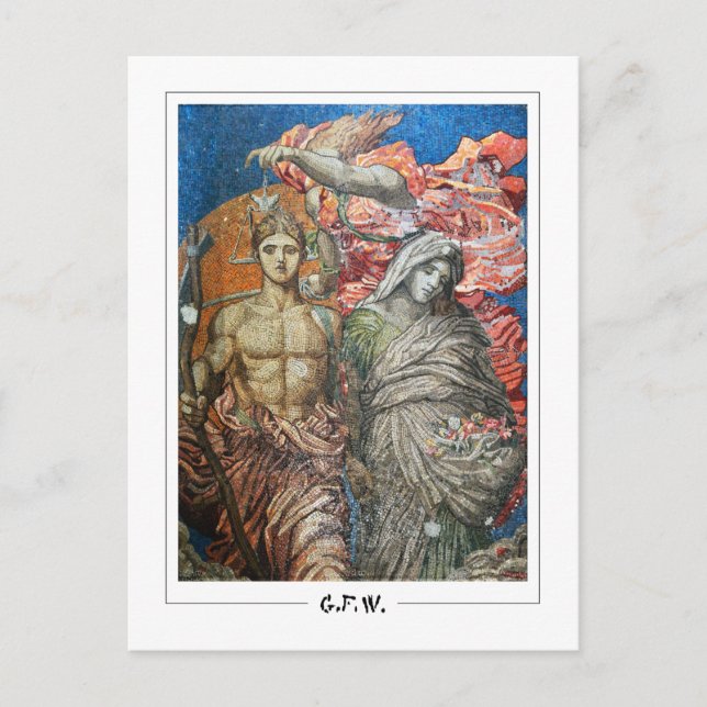 George Frederic Watts #24 - Fine Art Postcard Vykort (Framsida)