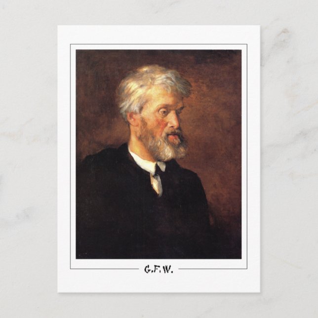 George Frederic Watts #43 - Finkonstkort Vykort (Framsida)