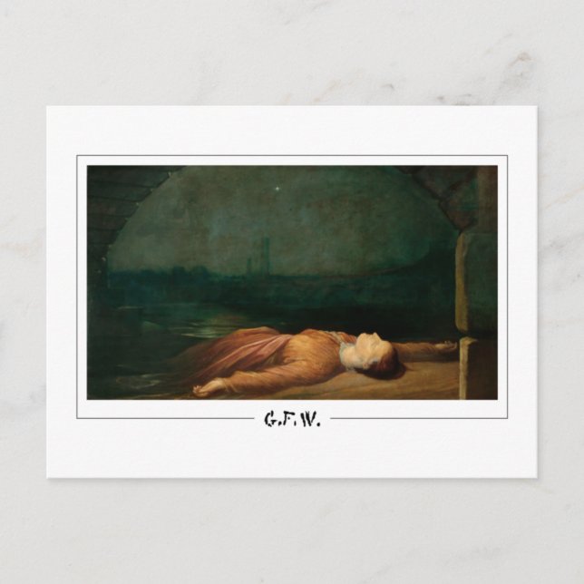 George Frederic Watts #55 - Finkonstkort Vykort (Framsida)