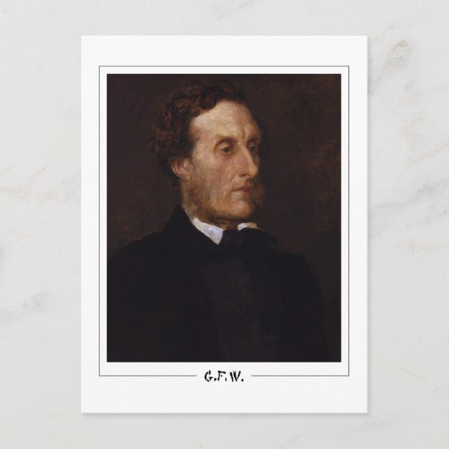 George Frederic Watts #91 - Finkonstkort Vykort (Framsida)