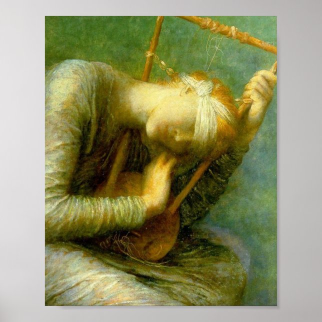 George Frederic Watts Hope (High Resolution) Poster (Framsidan)