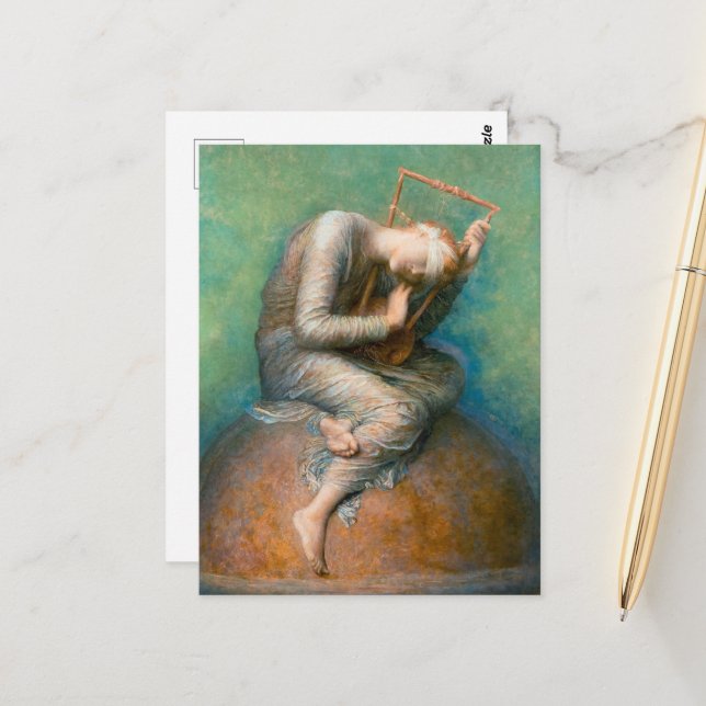 George Frederic Watts Vykort (Fram/Back In Situ)