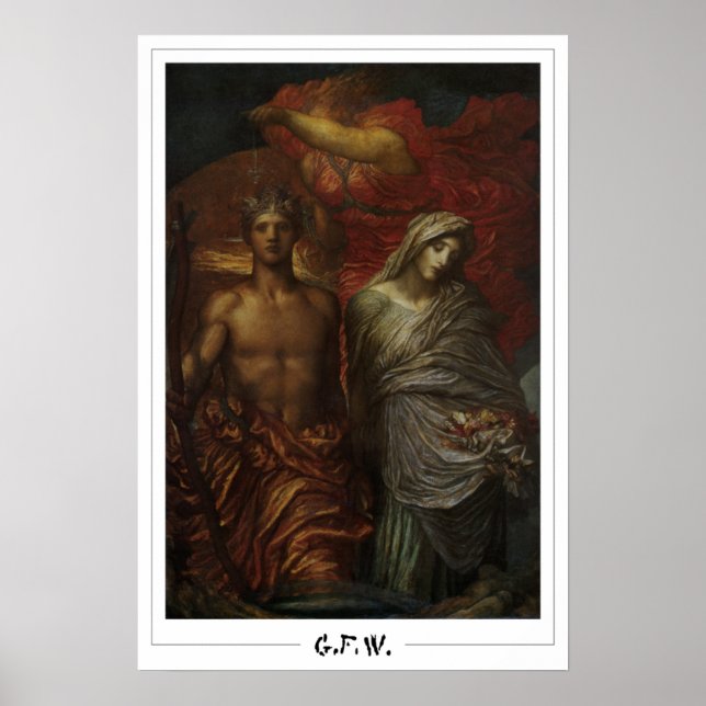George Frederic Watts Zedign Art Poster #189 (Framsidan)