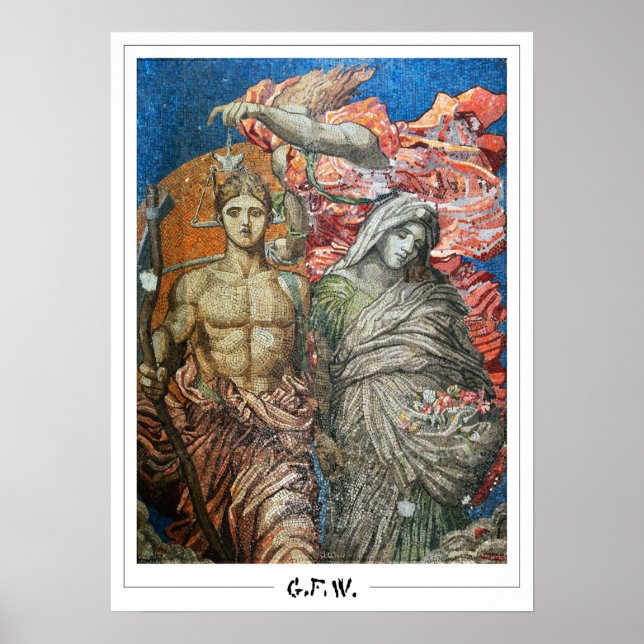 George Frederic Watts Zedign Art Poster #24 (Framsidan)