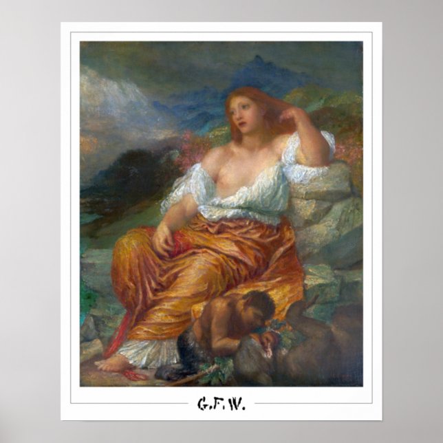 George Frederic Watts Zedign Art Poster #28 (Framsidan)