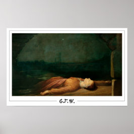 George Frederic Watts Zedign konstaffisch #55 Poster