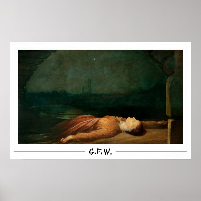 George Frederic Watts Zedign konstaffisch #55 Poster (Framsidan)
