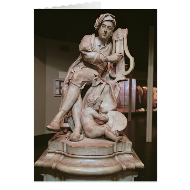 George Frederick Handel 1738 Hälsningskort (Framsidan)