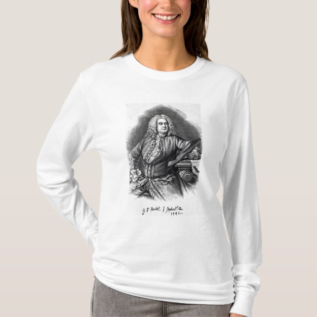 George Frederick Handel, 1749 Tee Shirt (Framsida)