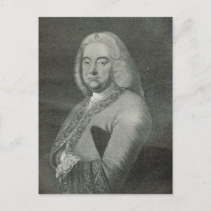 George Frederick Handel Vykort