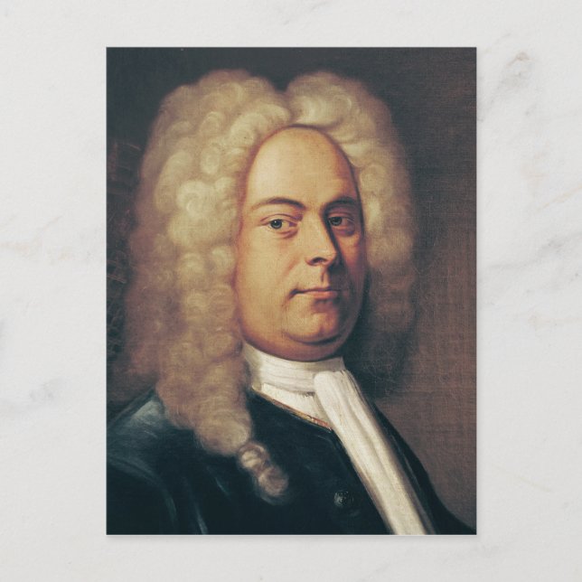George Frederick Handel Vykort (Framsida)