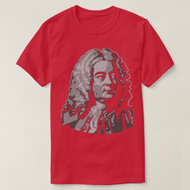 George Frideric Handel Classical Music Composer 94 T Shirt (Design framsida)