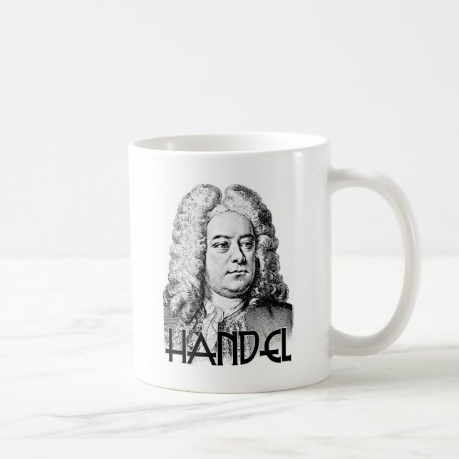 George Frideric Handel Kaffemugg (Höger)