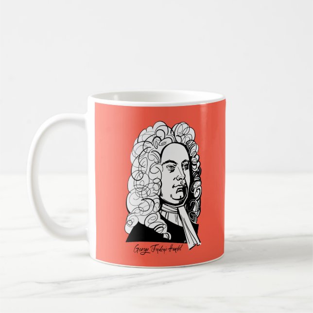George Frideric Handel Kaffemugg (Vänster)