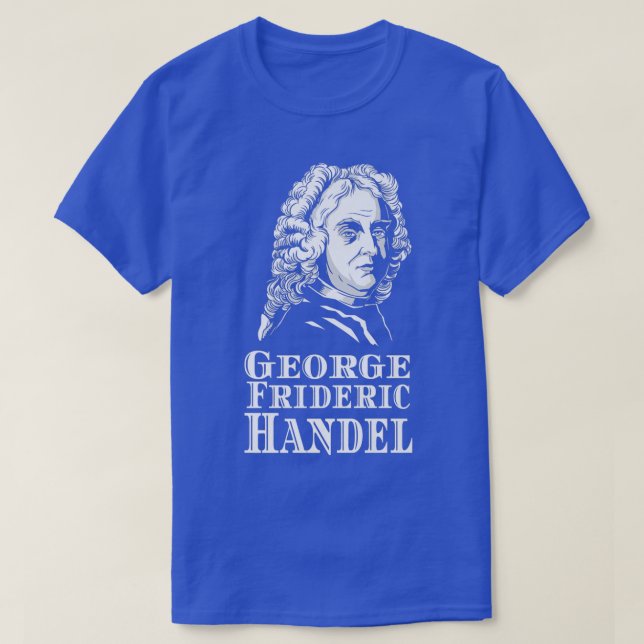 George Frideric Handel Opera Piano Composer Classi T Shirt (Design framsida)