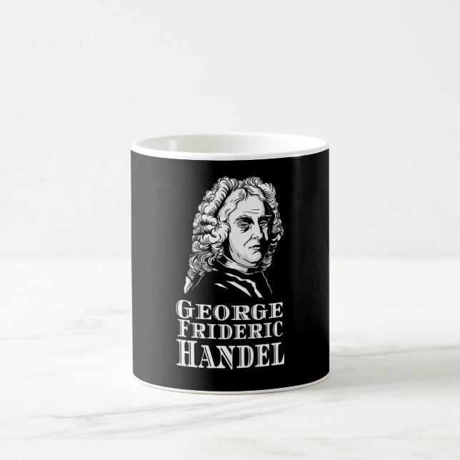 George Frideric Händel Porträtt Kaffemugg (Center)