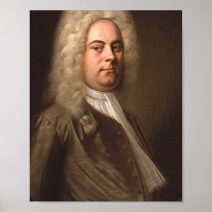 George Frideric Handel Porträtt Poster