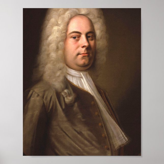George Frideric Handel Porträtt Poster (Framsidan)