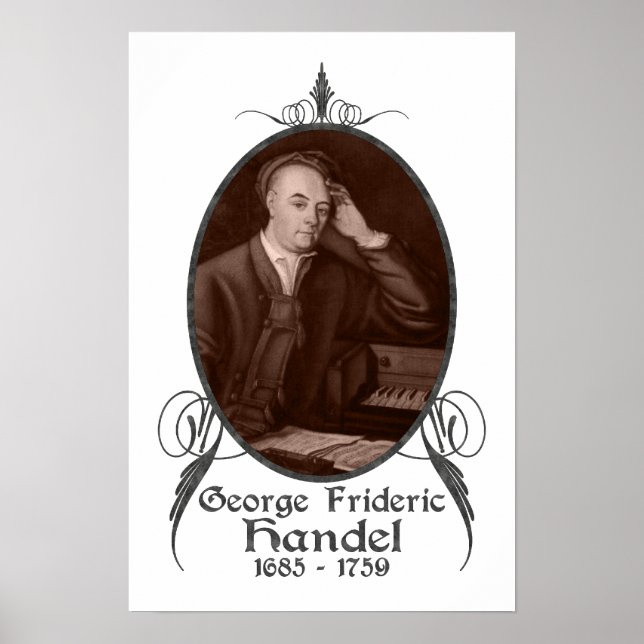 George Frideric Handel Poster (Framsidan)
