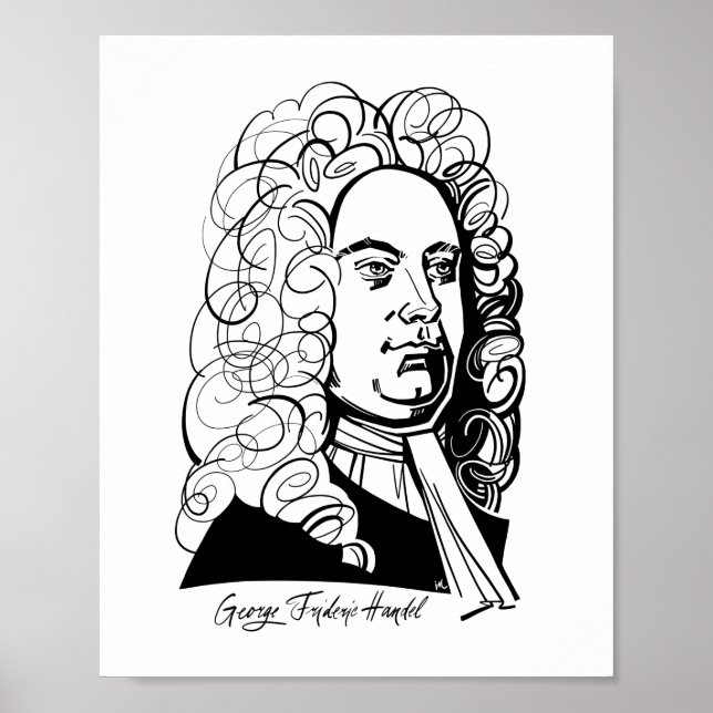 George Frideric Handel Poster (Framsidan)