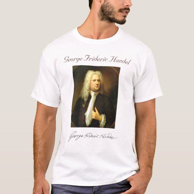 GEORGE FRIDERIC HANDEL T-SHIRT (Framsida)