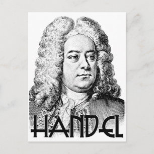 George Frideric Handel Vykort