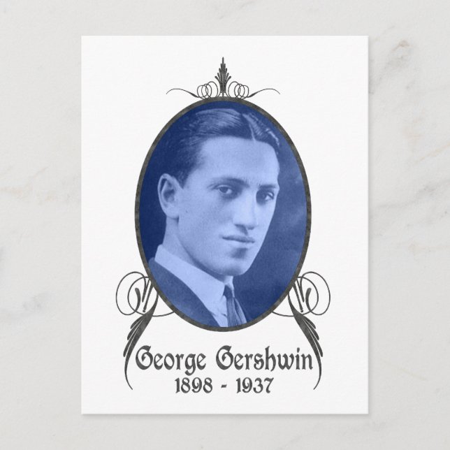 George Gershwin Vykort (Framsida)