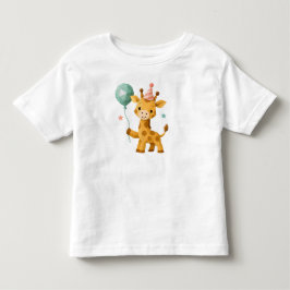 George Giraffe Anpassad Djurfestillustration T Shirt