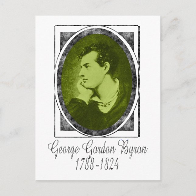 George Gordon Byron Vykort (Framsida)