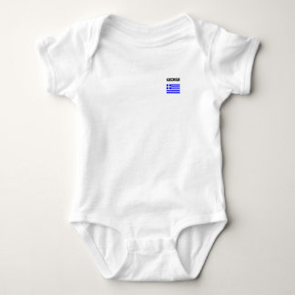 George Grekiska Namn med grekisk Flagga T Shirt