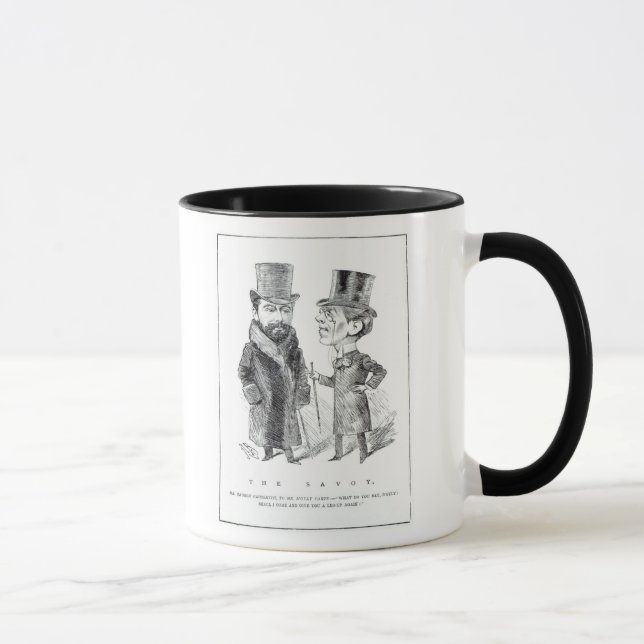 George Grossmith Jnr. och Richard D'Oyly Carte Mugg (Höger)