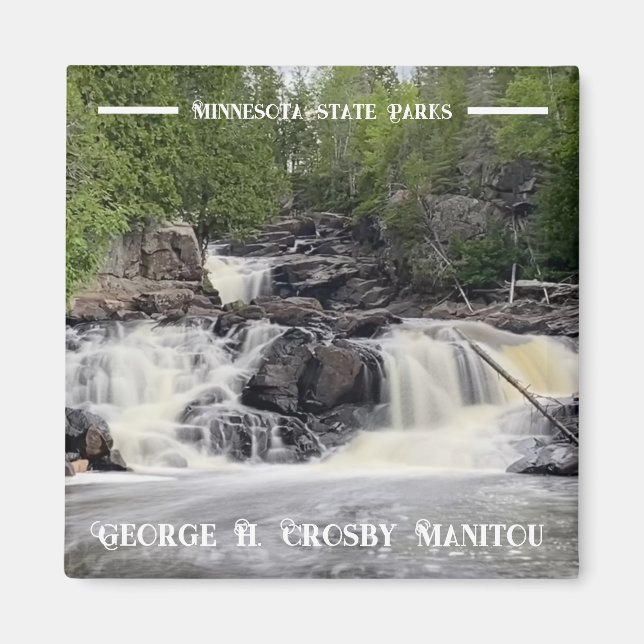 George H. Crosby Manitou State Park Magnet (Framsidan)