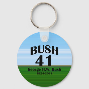 George H.W. Bush 1924-2018 Nyckelring