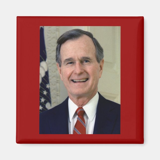 George H. W. Bush 41 Magnet (Framsidan)