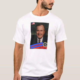 George H.W. Bush Basebollkort T Shirt