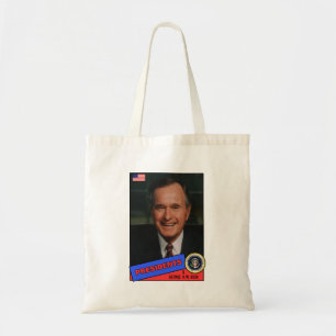 George H.W. Bush Basebollkort Tygkasse