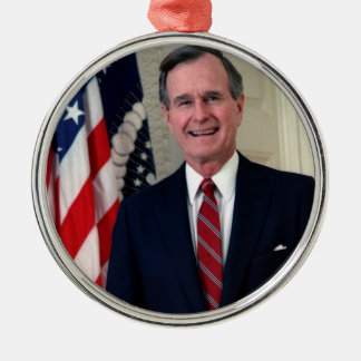 George H. W. Bush Julgransprydnad Metall