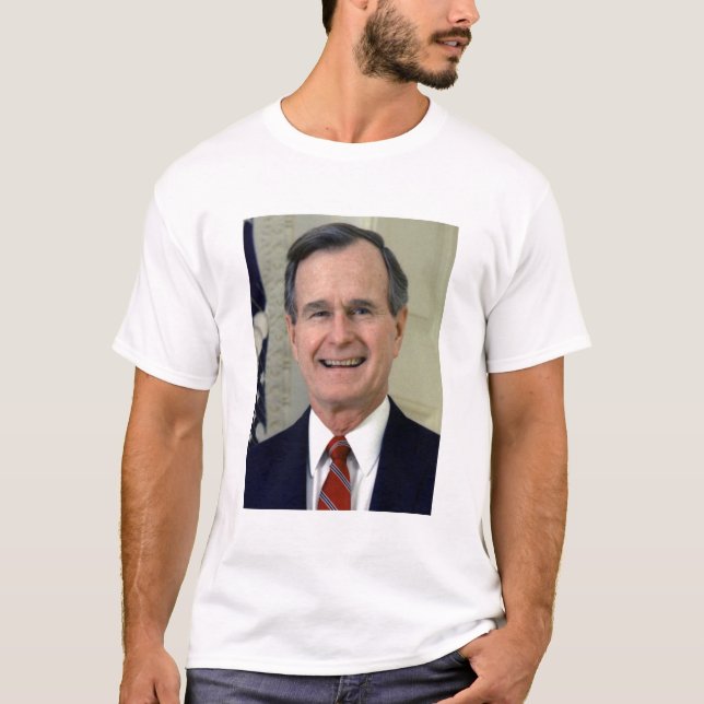 George H. W. Bush Tee Shirt (Framsida)