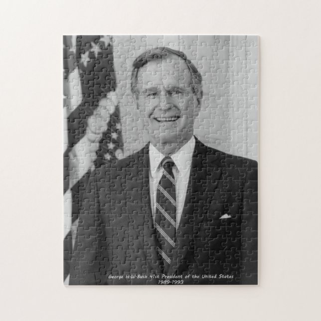 George H.W. Bush USA:s president Pussel (Vertikal)