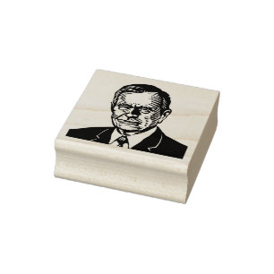 George H.W. Bushgummi Frimärke Stämpel