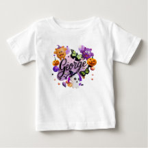 "George" Halloween söt baby T-shirt